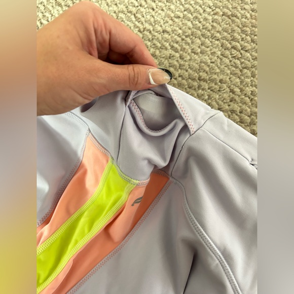 Fabletics Lavender Biker shorts - Picture 3 of 5